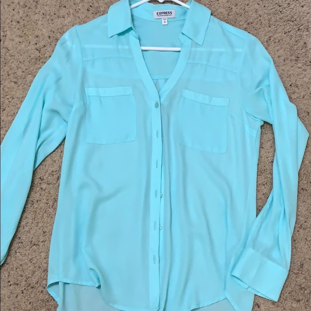 Button down blouse.